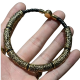 Retro Black Gold Gourmet Semicircle Bracelet