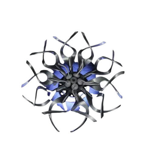 3D Cthulhu Mechanical Flower Desktop Ornament