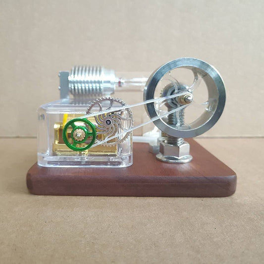Stirling Engine Model Power Music Box