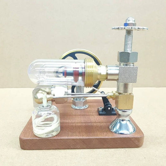 Power Stirling External Combustion Metal Mechanical Engine Model