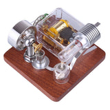 Stirling Engine Model Power Music Box