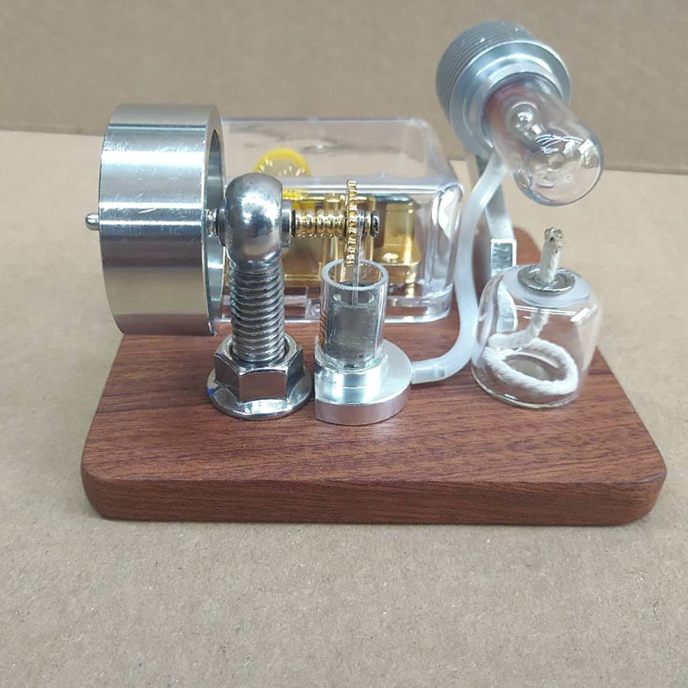 Stirling Engine Model Power Music Box
