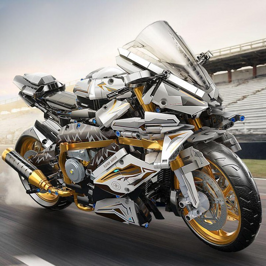BMW Mechanical Racing Motorcycle Building Blocks Set