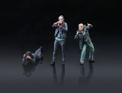 1:64 Photographer Doll Set