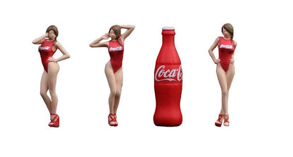 1:64 Coca Cola Beauty Doll Set