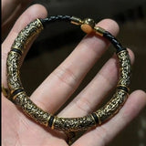 Retro Black Gold Gourmet Semicircle Bracelet