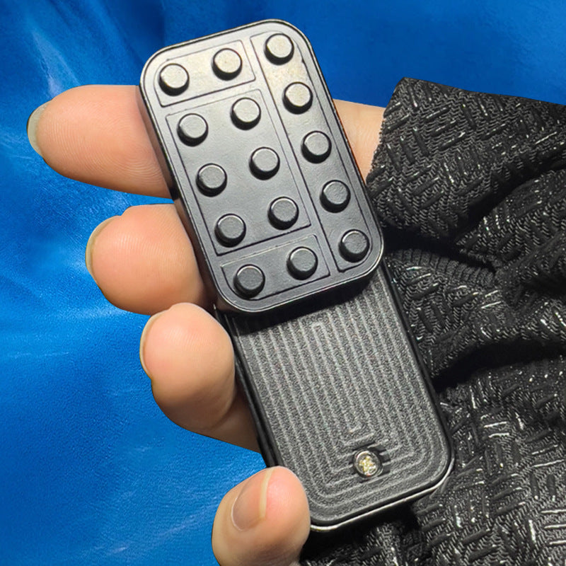 Metal EDC Push Card Fingertip Decompression Toy