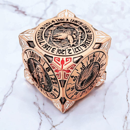 7 in 1 Six Sided Rotating Dnd Dice Set