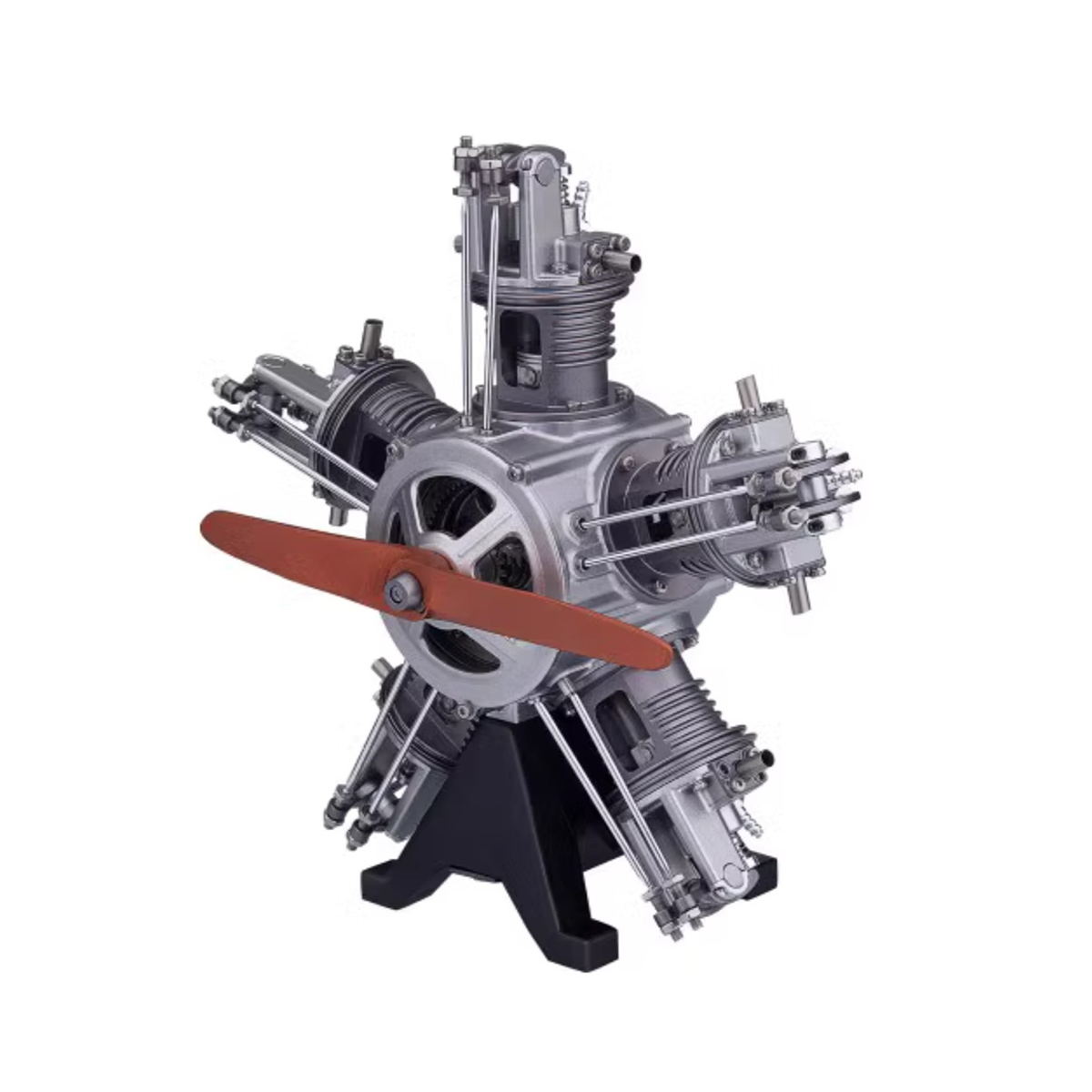 Electric Powered Aviation Five-Cylinder Star Engine Model Mechanical Assembly Toy