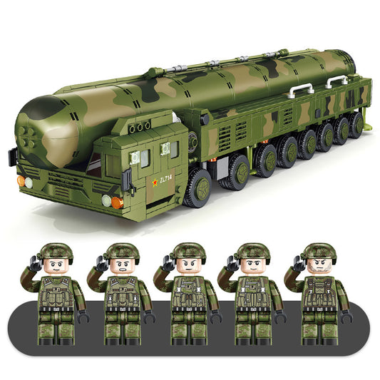 Panlos 639009 Dongfeng-41 Missile Vehicle  Assembly Building Blocks Model Kit