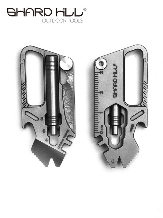 Titanium Alloy Multi-Functional Keychain