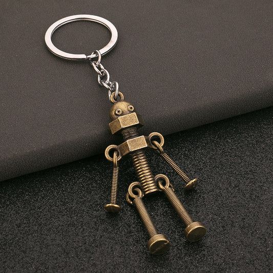 Robot Screw Man Keychain