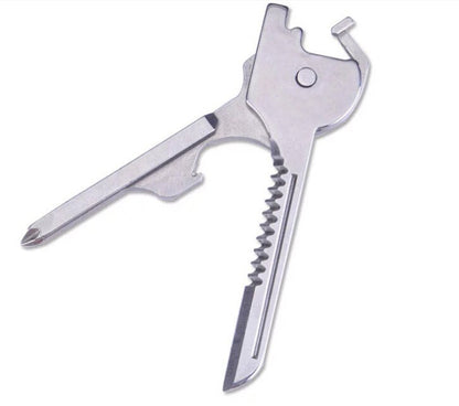 Mini Multifunctional 6 in 1 Knife  Keychain