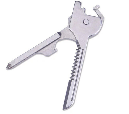 Mini Multifunctional 6 in 1 Knife  Keychain