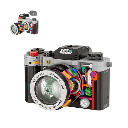 2164 Retro Camera Building Blocks Set