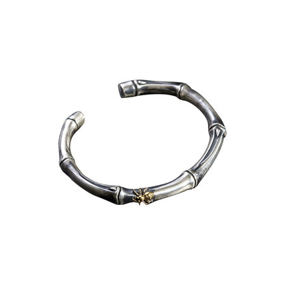 Retro Bamboo Open Bracelet