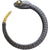 Retro Rattlesnake Open Ring