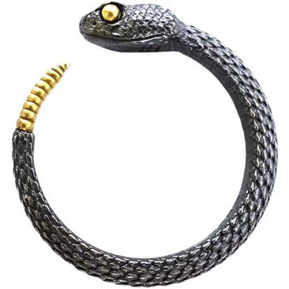 Retro Rattlesnake Open Ring
