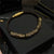 Retro Greedy Black Gold Bracelet