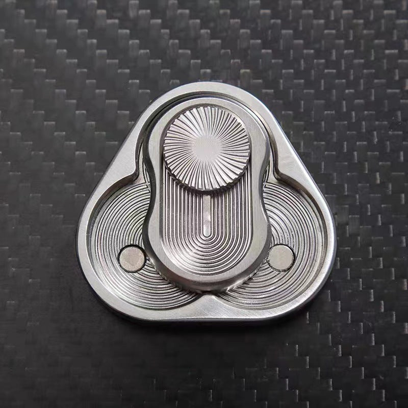 Triangle Rotary Push Card  Fingertip Toy