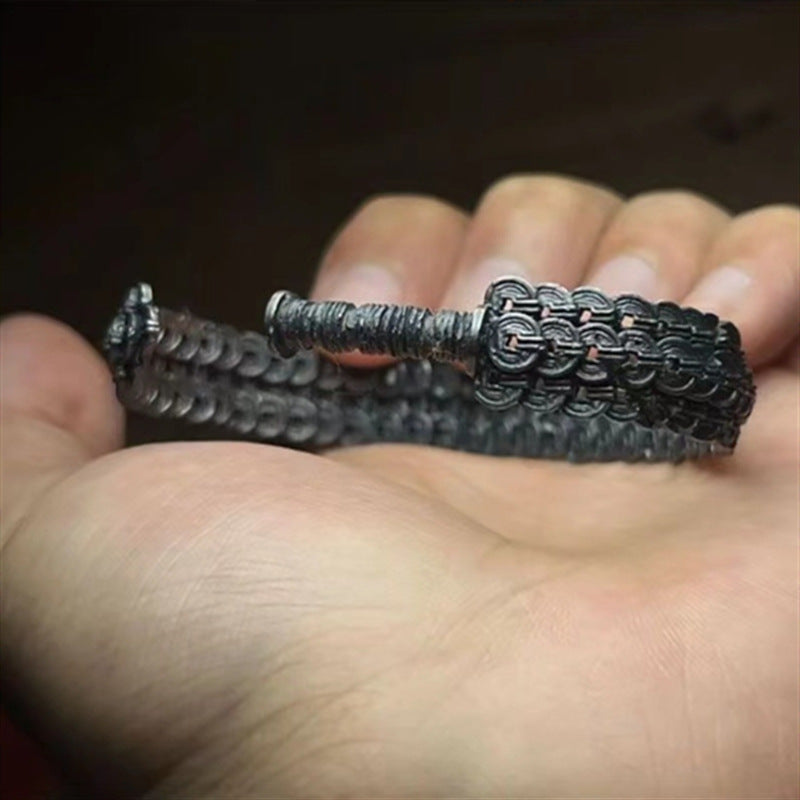 Retro Copper Sword Open Bracelet