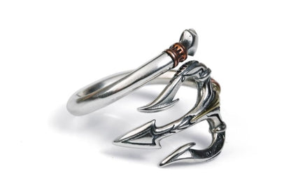 Unisex Trident Ring