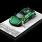 1:64 Porsche 918 Alloy Car Model With Doll