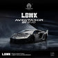 1:64 Lamborghini Lp700 Gtevo Combat Alloy Car Model With Doll