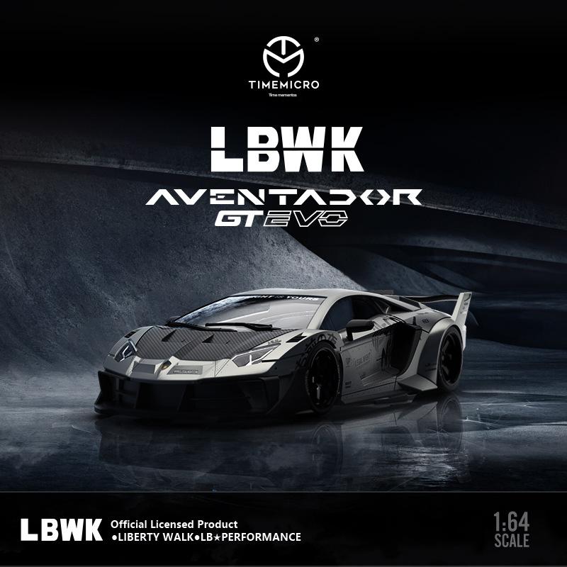 1:64 Lamborghini Lp700 Gtevo Combat Alloy Car Model With Doll