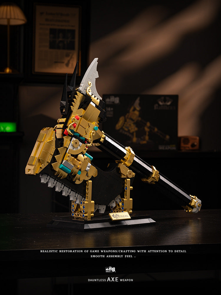 JD122 Chainsaw Axe Building Block Set