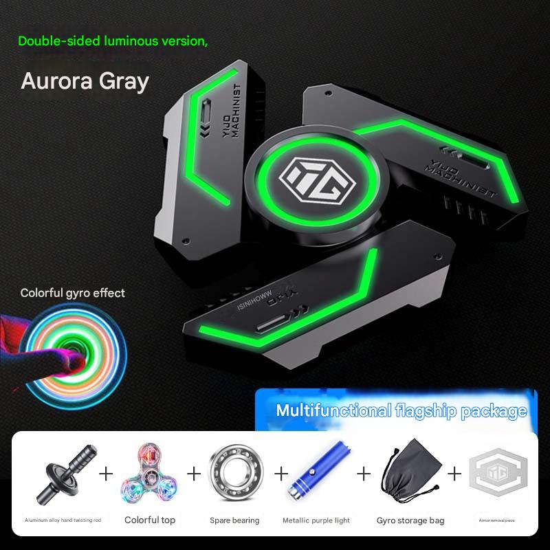 Multifunctional Flagship Luminous Fingertip Gyro Stress Relief Toy
