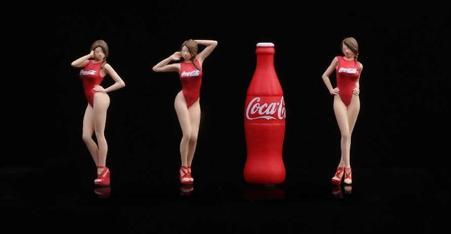 1:64 Coca Cola Beauty Doll Set