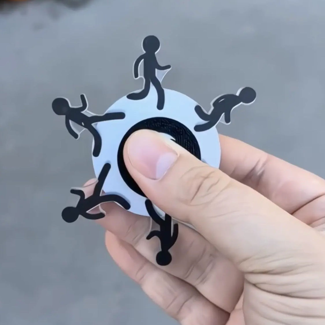 Stickman Fingertip Gyro Stress Relief Toy