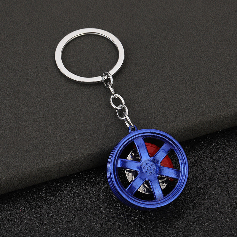 Car Wheel Keychain