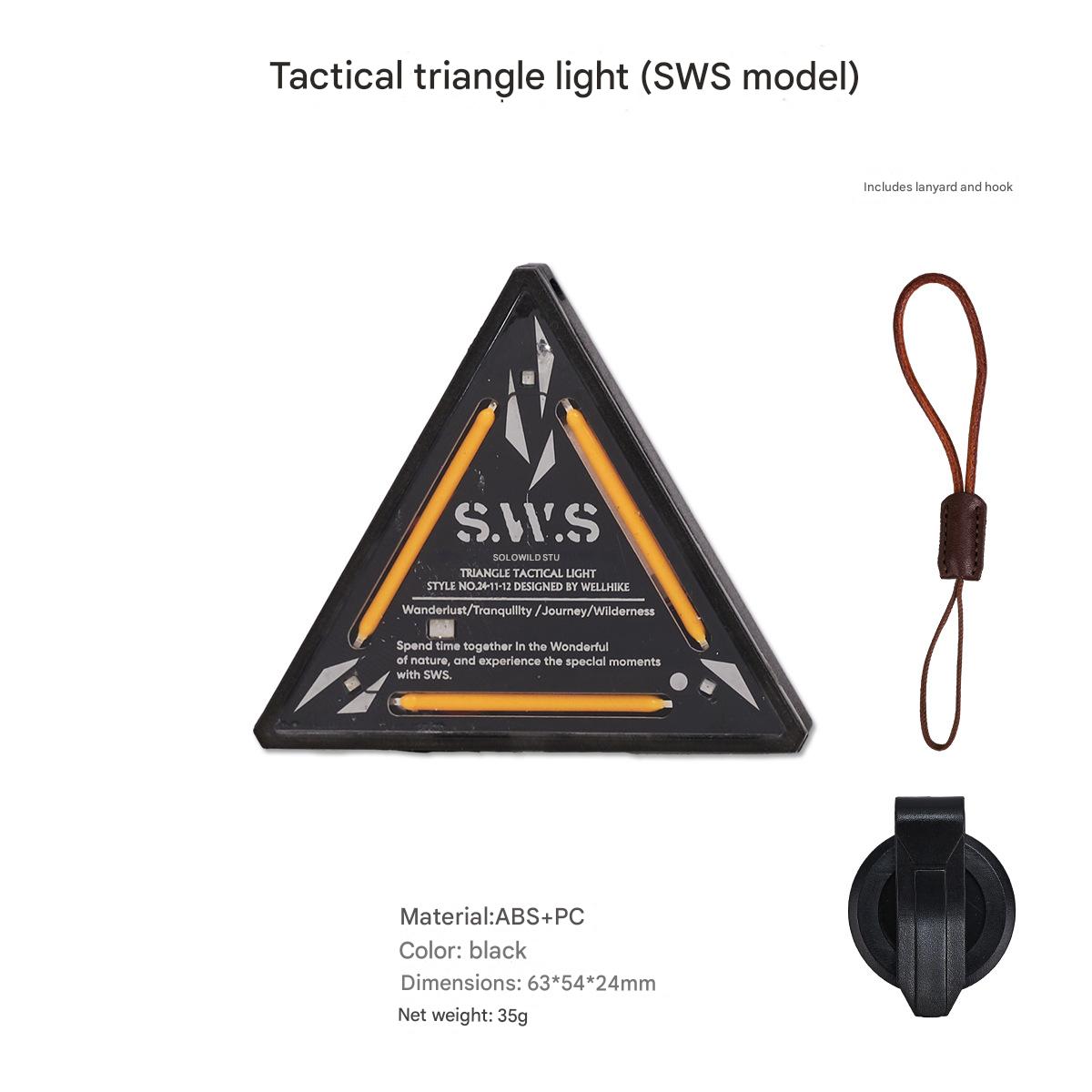 Multifunctional Triangle Camping Hanging Light