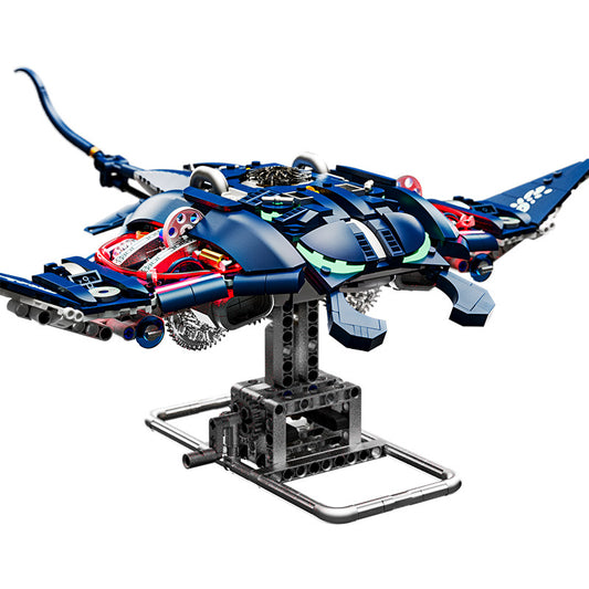13057 Mechanical Devil Fish Spliced Building Blocks Set