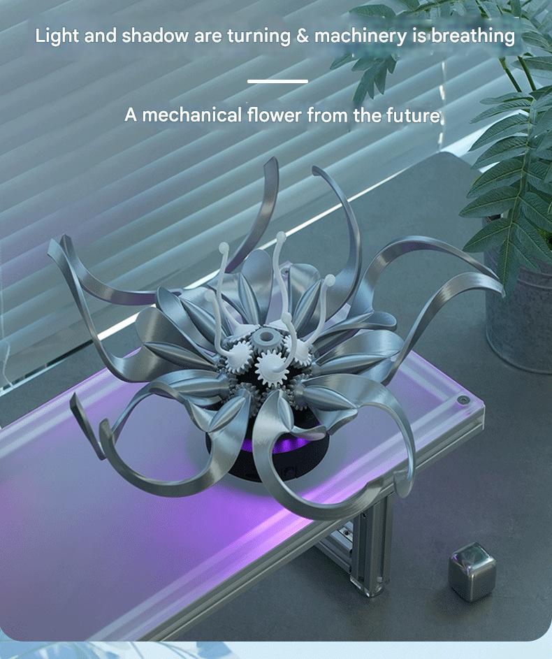 3D Cthulhu Mechanical Flower Desktop Ornament
