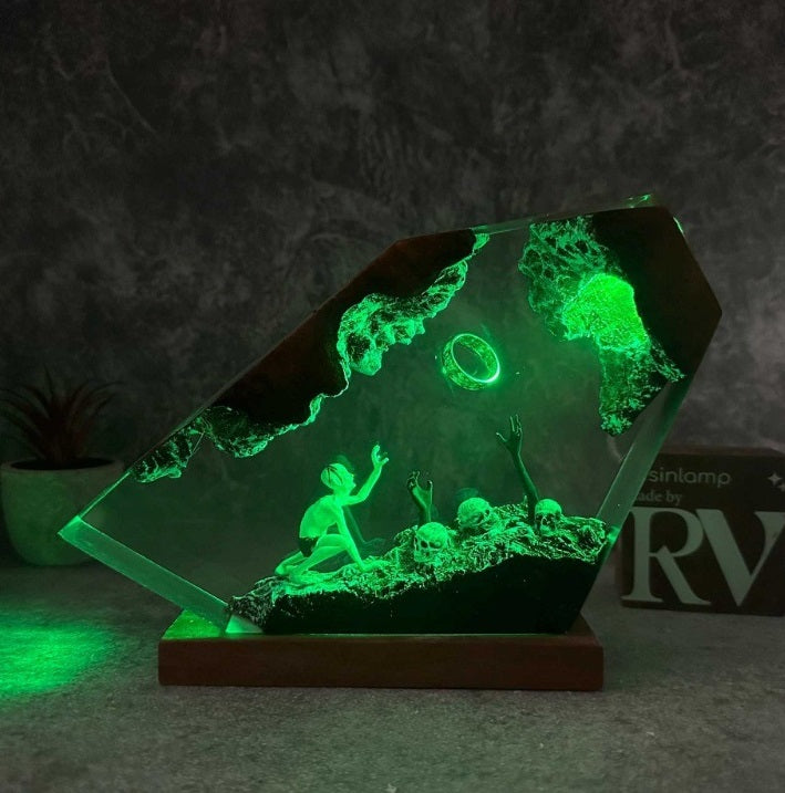 Dark Lord Halloween Power Ring Night Light