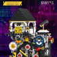 Yuxing 10159 Cyberpunk Clock Model Building Blocks Set