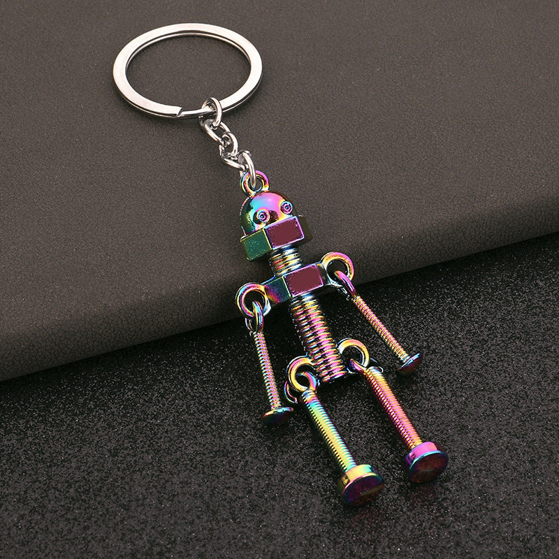 Robot Screw Man Keychain