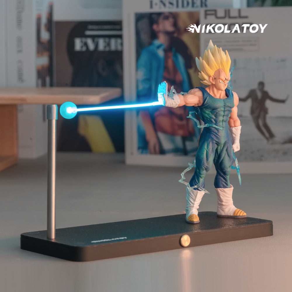 NIKOLATOY Dragon Ball Z Vegeta Saiyan Magnetic Night Lamp