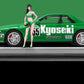 1:64 Nissan GTR R32 Racing Alloy Car Model With Doll