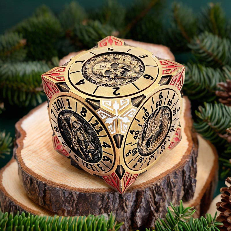 7 in 1 Six Sided Rotating Dnd Dice Set