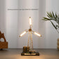 NIKOLATOY DIY Rotating Windmill Desktop Lamp