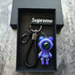 Luxury Astronaut Bear Keychain