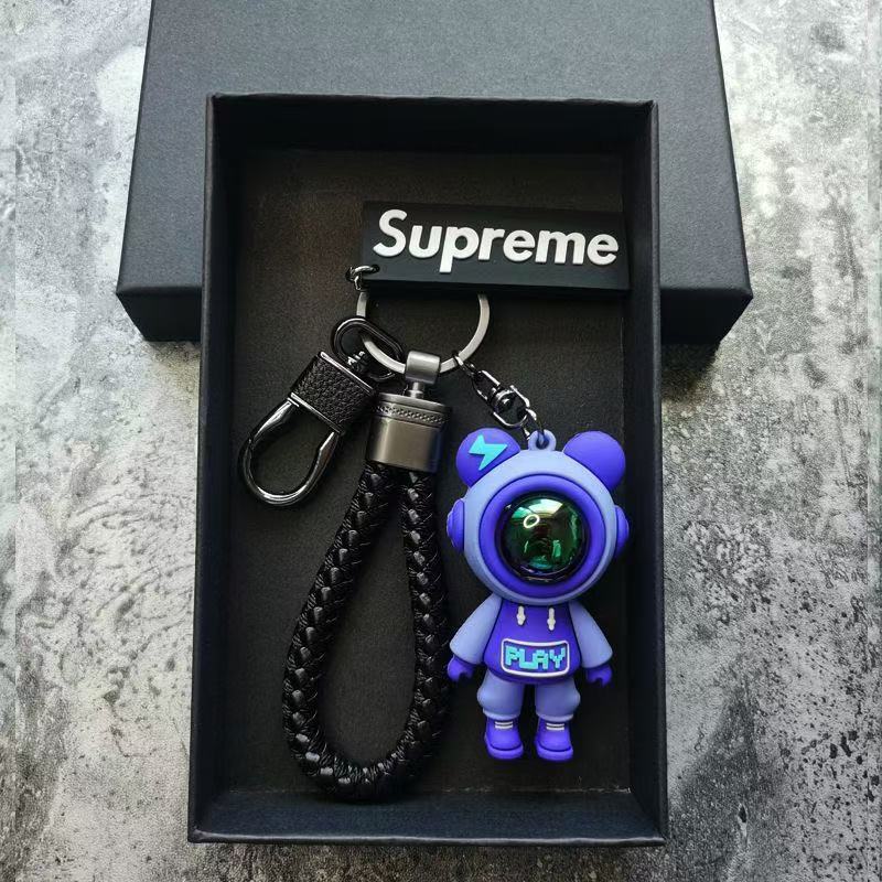 Luxury Astronaut Bear Keychain