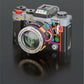 2164 Retro Camera Building Blocks Set