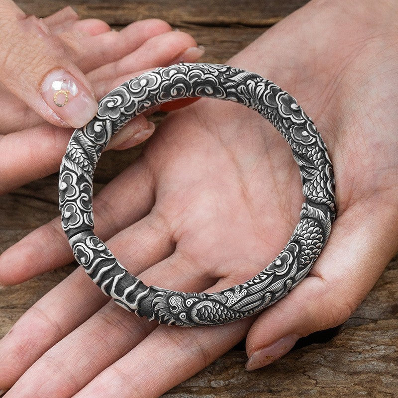 Retro Handmade Snowflake Bracelet