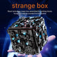 Mystery Black Box Mechanical Puzzle Building Blocks Model with Display Stand