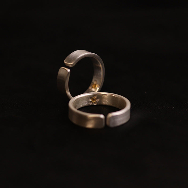 Secret Love Plum Blossom Open Ring